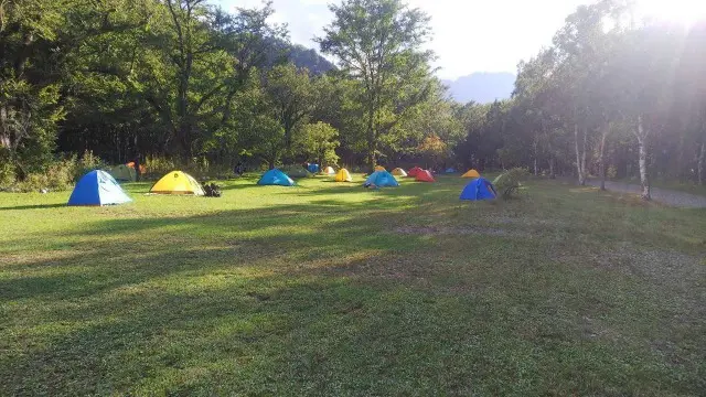 徳沢キャンプ場