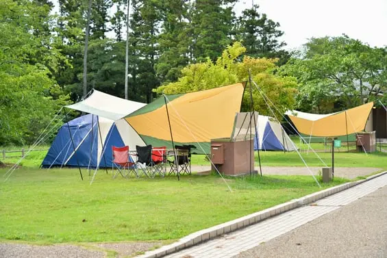 設備の充実したキャンプ場