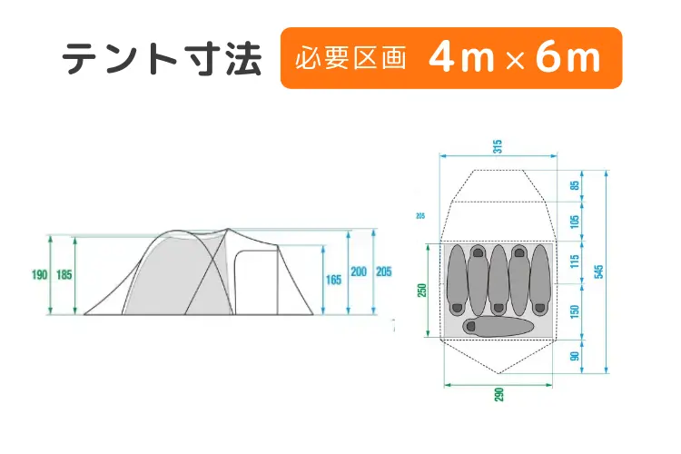 ランダー6(Lander 6)のサイズ