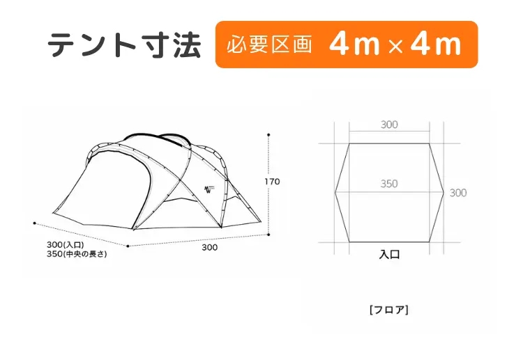 シェルターG2.0（SHELTER G2.0）サイズ